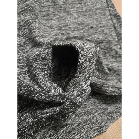 L.L. Bean Cowl Neck Pullover Sweater Size Medium Gray Black - Picture 7 of 9